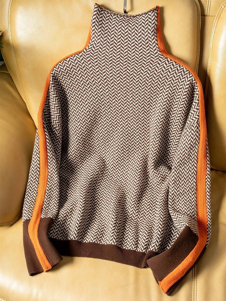 Lily™ | Polotröja med iögonfallande kontrasterande ränder