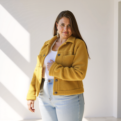 Ella™ | Mjuk Fleece Höstjacka