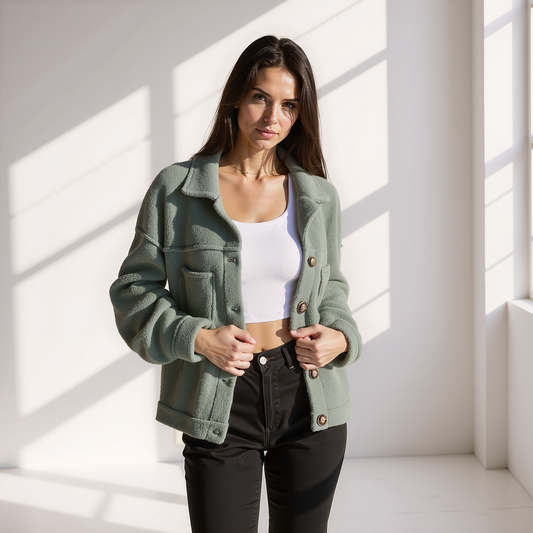 Ella™ | Mjuk Fleece Höstjacka